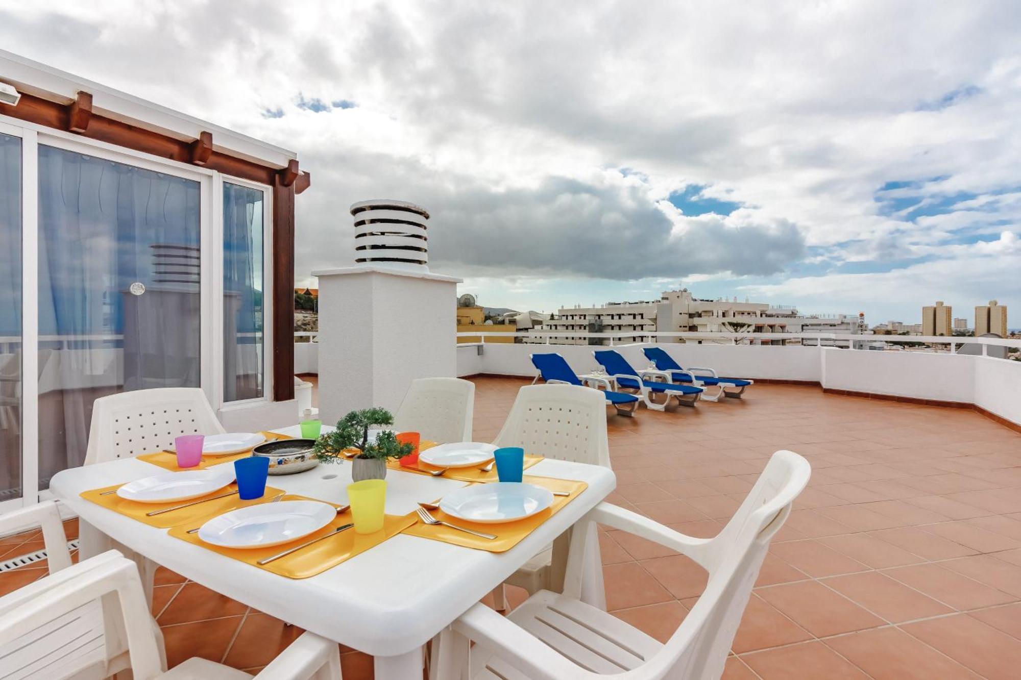 Costa Adeje Amazing Ocean View Bigterrace Apartment Playa Fanabe Luaran gambar