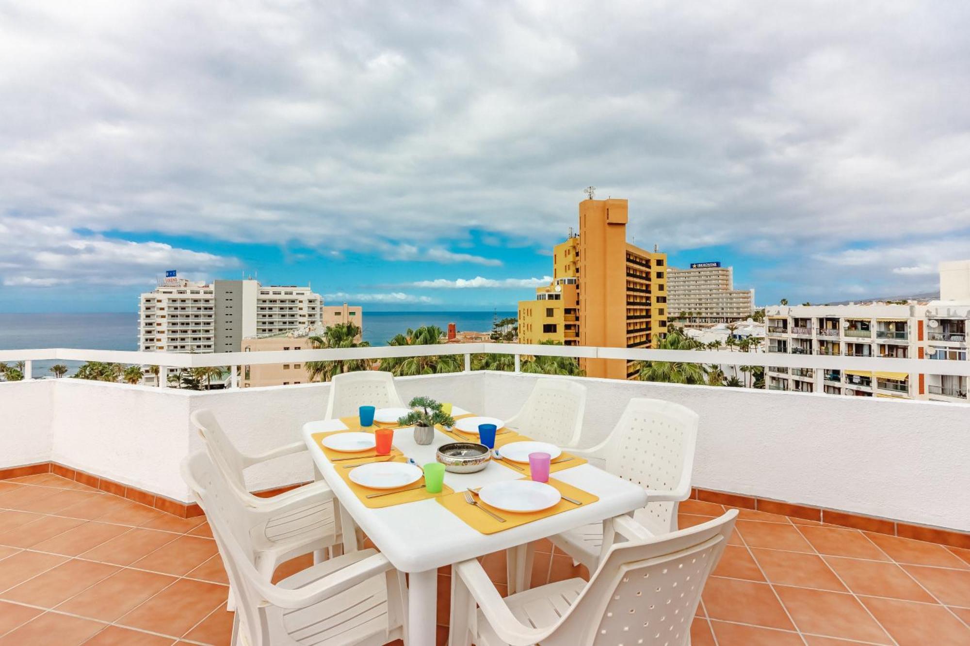 Costa Adeje Amazing Ocean View Bigterrace Apartment Playa Fanabe Luaran gambar